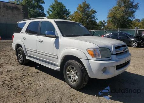 2007 Toyota Sequoia Limited из США, поврежденный, VIN 5TDBT48A77S280835